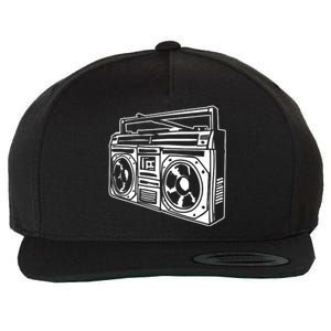 Ghetto Blaster 80s 90s Hip Hop Rap Classic Wool Snapback Cap