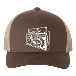 Ghetto Blaster 80s 90s Hip Hop Rap Classic Yupoong Adult 5-Panel Trucker Hat