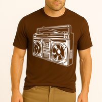 Ghetto Blaster 80s 90s Hip Hop Rap Classic Cooling Performance Crew T-Shirt
