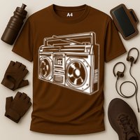 Ghetto Blaster 80s 90s Hip Hop Rap Classic Cooling Performance Crew T-Shirt