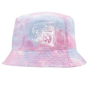 Ghetto Blaster 80s 90s Hip Hop Rap Classic Tie-Dyed Bucket Hat