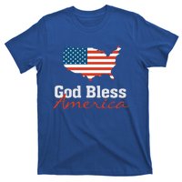 God Bless America Usa Pride American Flag Christian Gift T-Shirt