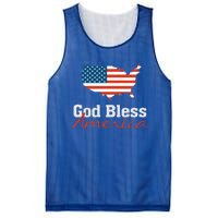 God Bless America Usa Pride American Flag Christian Gift Mesh Reversible Basketball Jersey Tank