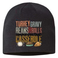 gravy beans and rolls let me see that casserole  Sustainable Beanie