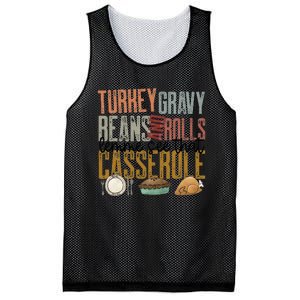 gravy beans and rolls let me see that casserole  Mesh Reversible Basketball Jersey Tank