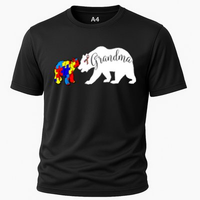 Grandma Bear Autism Awareness Performance Shirt