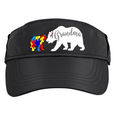 Grandma Bear Autism Awareness Adult Drive Performance Visor