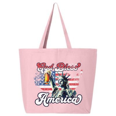 God Bless America Funny Patriotic 25L Jumbo Tote