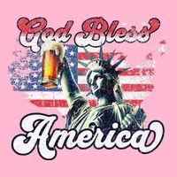 God Bless America Funny Patriotic Visor