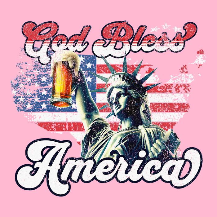 God Bless America Funny Patriotic Visor