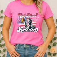 God Bless America Funny Patriotic Womens T-Shirt