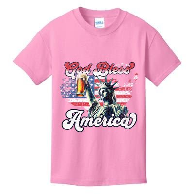 God Bless America Funny Patriotic Kids T-Shirt