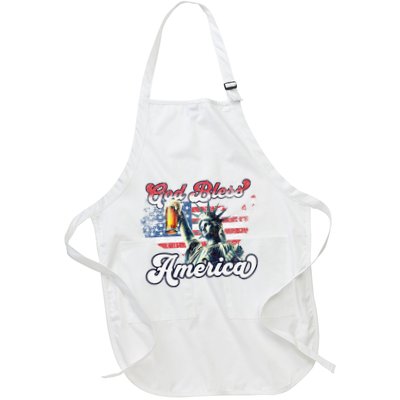 God Bless America Funny Patriotic Apron