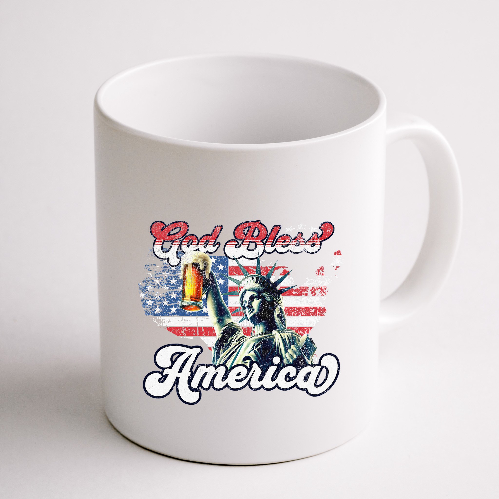 God Bless America Funny Patriotic Mug