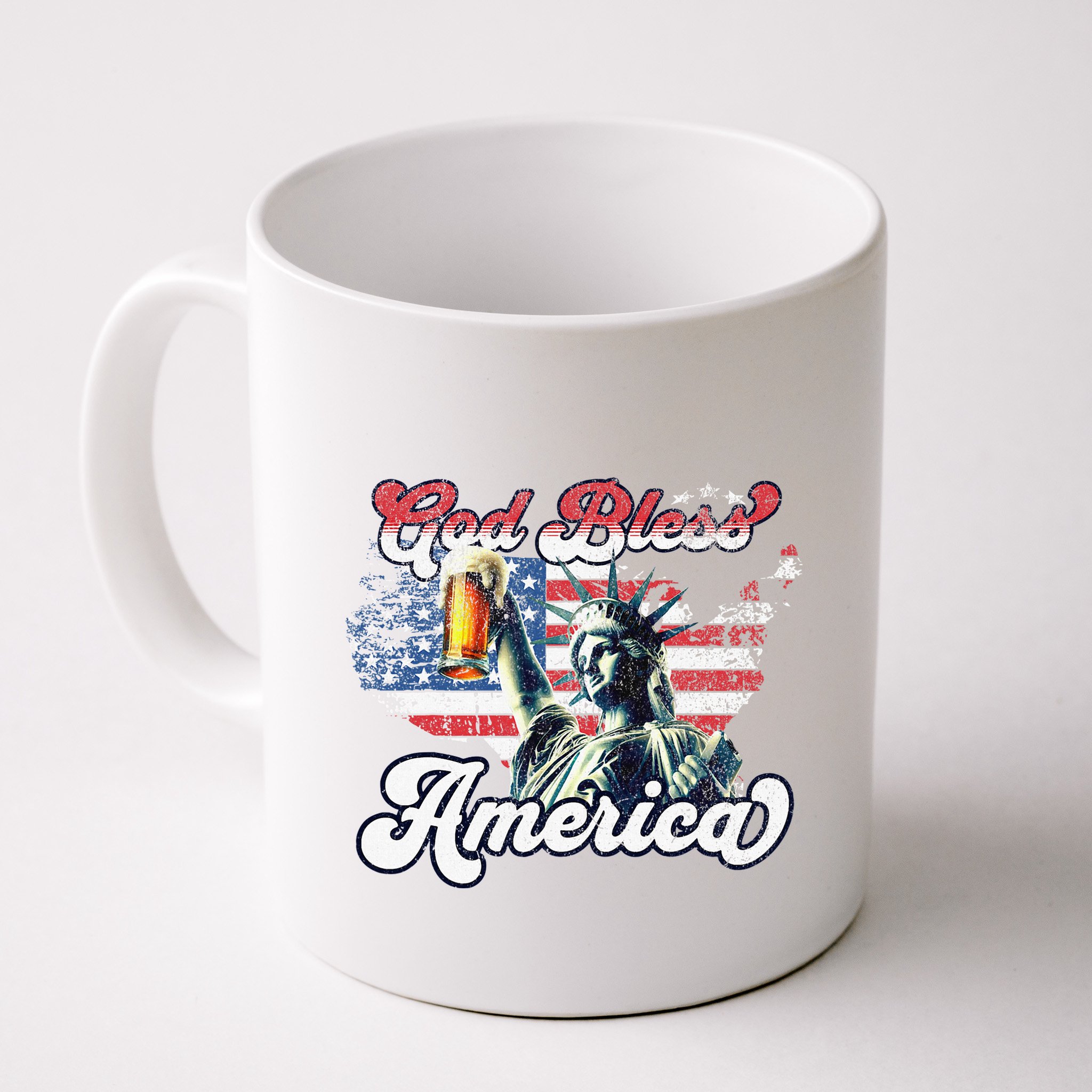 God Bless America Funny Patriotic Mug