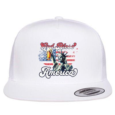 God Bless America Funny Patriotic Flatbill Hat