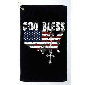 God Bless America Platinum Collection Golf Towel