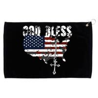 God Bless America Grommeted Golf Towel