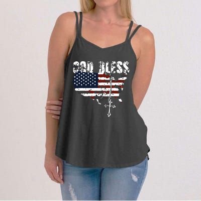 God Bless America Women's Strappy Tank