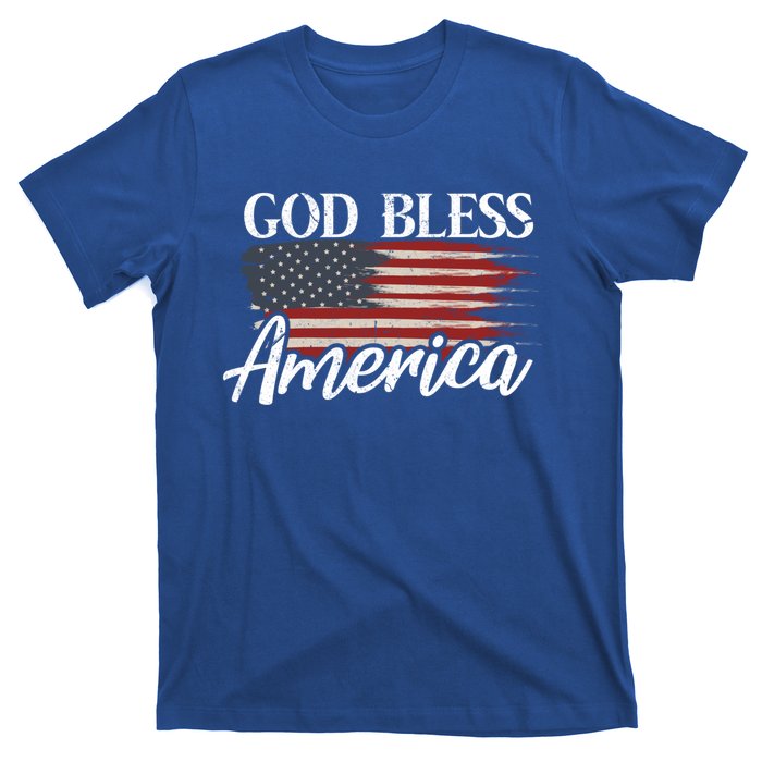 God Bless America 4th Of July Patriotic Usa Gift T-Shirt