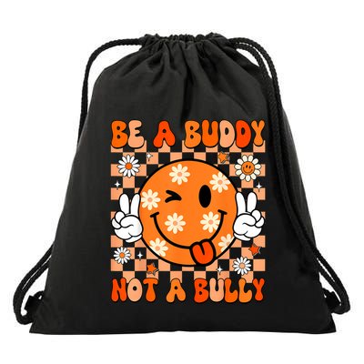 Groovy Be A Buddy Not A Bully Unity Day Anti Bullying Drawstring Bag
