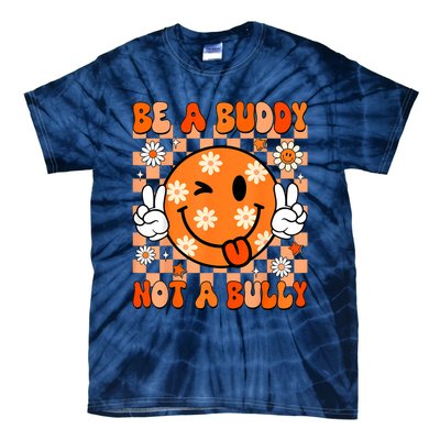 Groovy Be A Buddy Not A Bully Unity Day Anti Bullying Tie-Dye T-Shirt