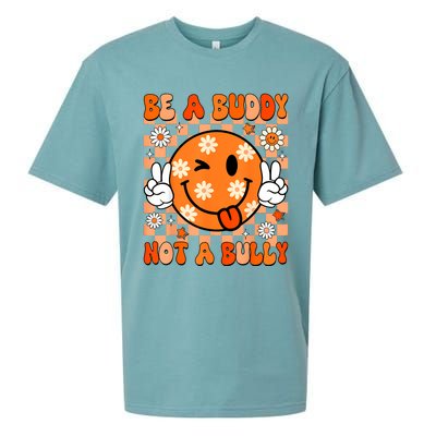 Groovy Be A Buddy Not A Bully Unity Day Anti Bullying Sueded Cloud Jersey T-Shirt