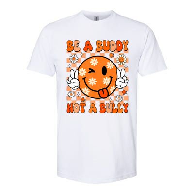 Groovy Be A Buddy Not A Bully Unity Day Anti Bullying Softstyle CVC T-Shirt