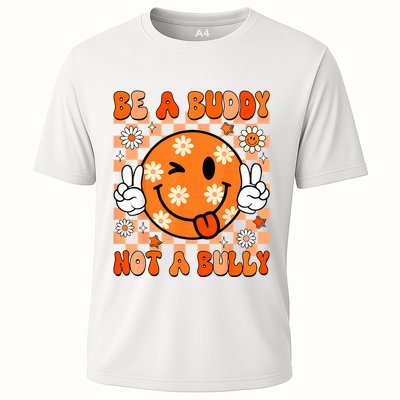 Groovy Be A Buddy Not A Bully Unity Day Anti Bullying Cooling Performance Crew T-Shirt