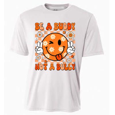 Groovy Be A Buddy Not A Bully Unity Day Anti Bullying Cooling Performance Crew T-Shirt