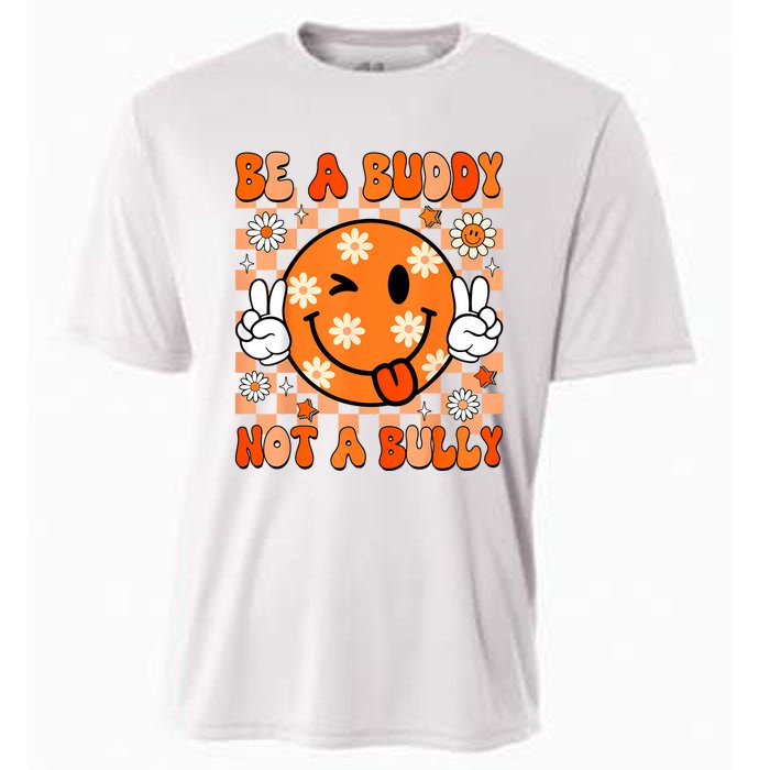 Groovy Be A Buddy Not A Bully Unity Day Anti Bullying Cooling Performance Crew T-Shirt