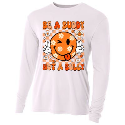 Groovy Be A Buddy Not A Bully Unity Day Anti Bullying Cooling Performance Long Sleeve Crew