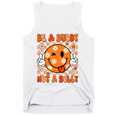 Groovy Be A Buddy Not A Bully Unity Day Anti Bullying Tank Top