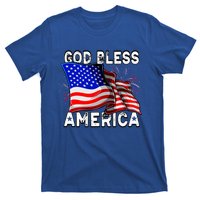 God Bless America Patriotic Usa Flag 4th Of July Gift T-Shirt