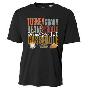 Gravy Beans And Rolls Let Me Cute Turkey Cooling Performance Crew T-Shirt