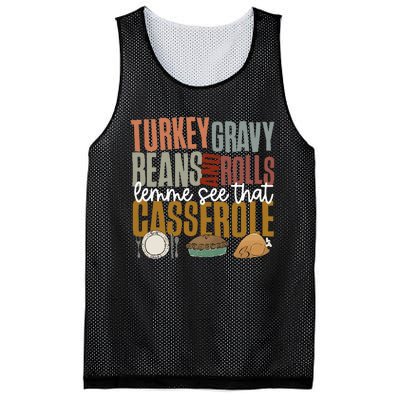 Gravy Beans And Rolls Let Me Cute Turkey Mesh Reversible Basketball Jersey Tank