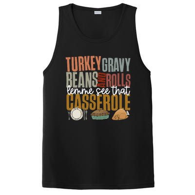 Gravy Beans And Rolls Let Me Cute Turkey PosiCharge Competitor Tank