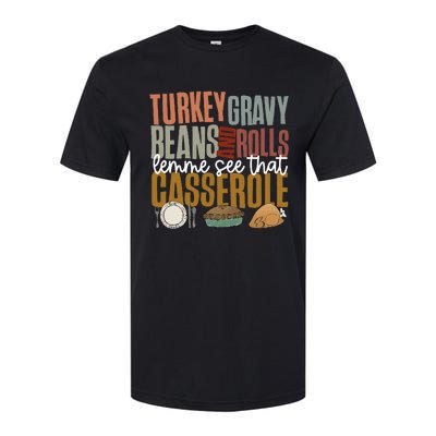 Gravy Beans And Rolls Let Me Cute Turkey Softstyle CVC T-Shirt