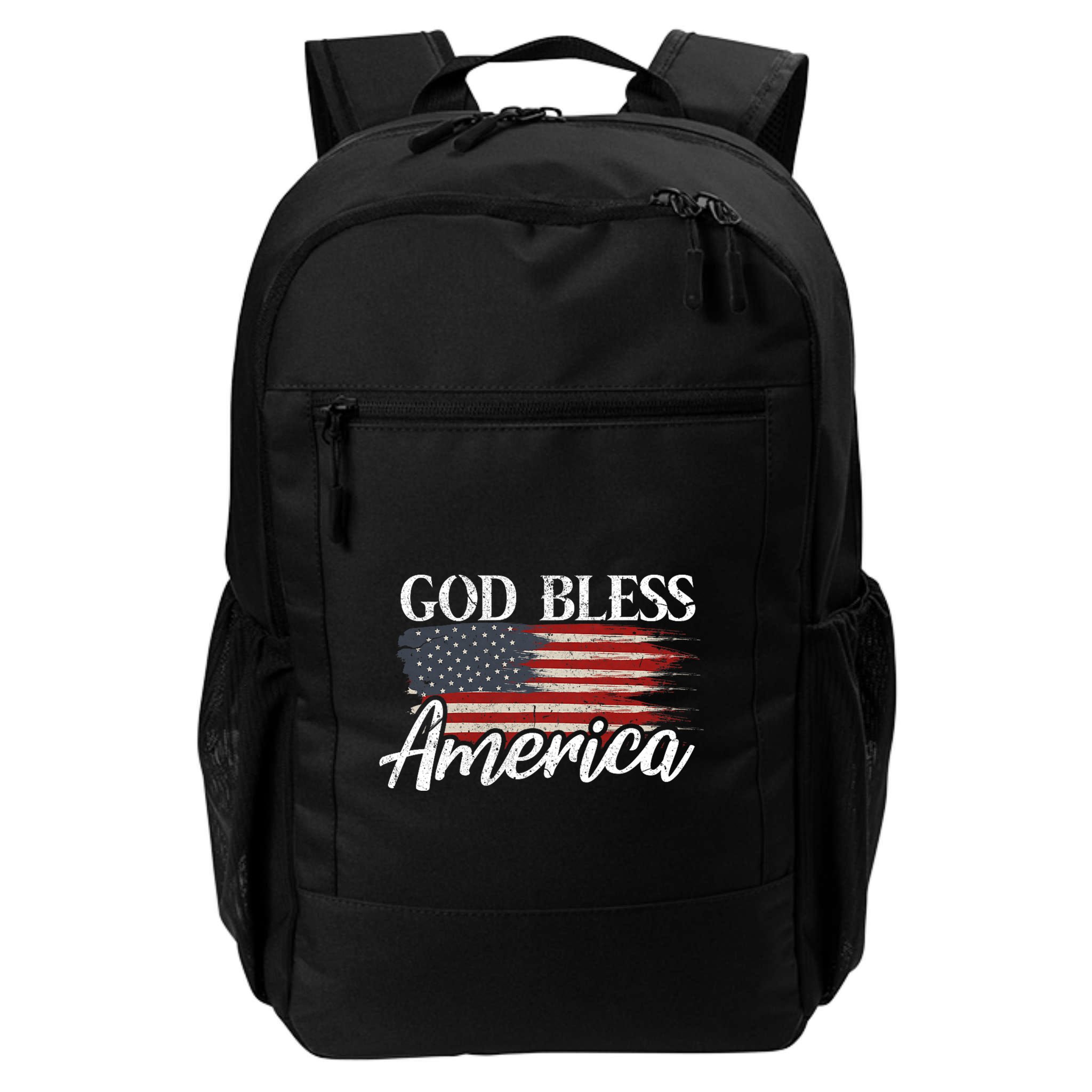 God Bless America 4th Of July Patriotic Usa Backpack