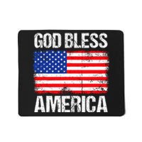 God Bless America Patriotic Happy 4th Of July Mousepad