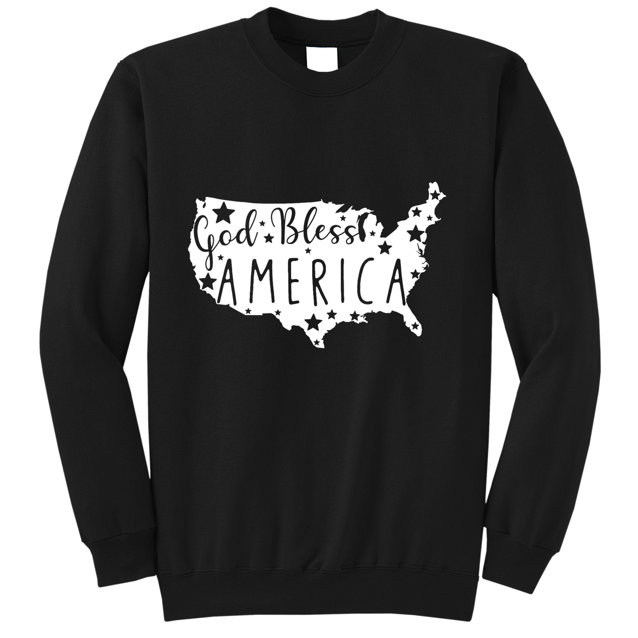 God Bless America 4th Of July Usa American Patriotic Sweatshirt