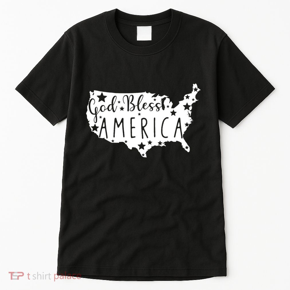 God Bless America 4th Of July Usa American Patriotic Tall T-Shirt
