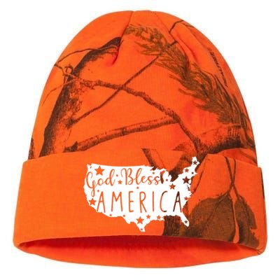 God Bless America 4th Of July Usa American Patriotic Kati Licensed 12" Camo Beanie