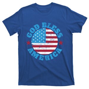 God Bless America Flag 4th Of July Great Gift T-Shirt