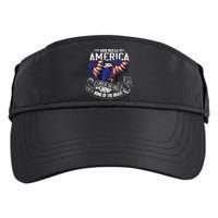 God Bless America Land Of The Free Because Of The Brave Adult Drive Performance Visor