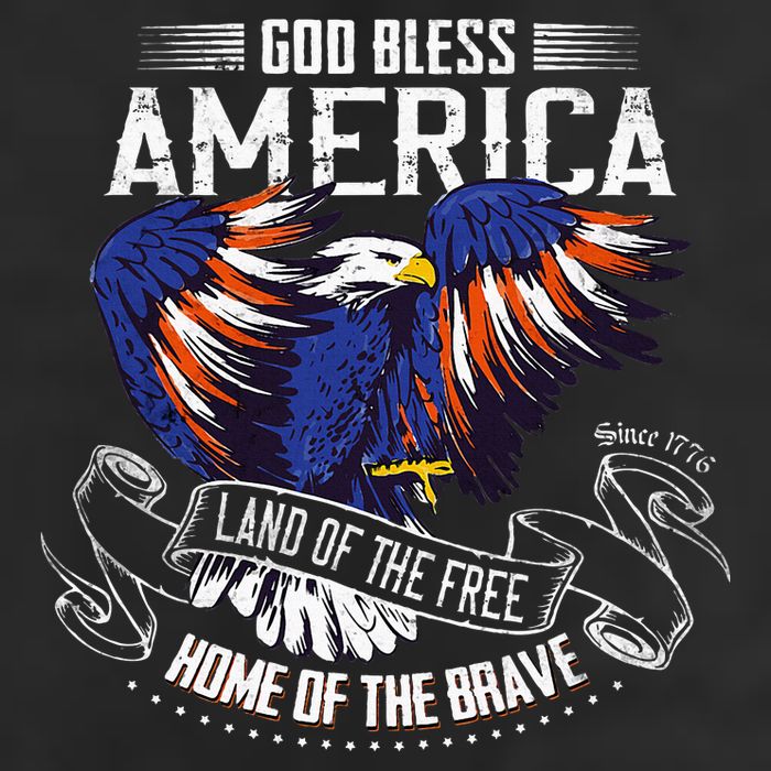 God Bless America Land Of The Free Because Of The Brave Adult Drive Performance Visor