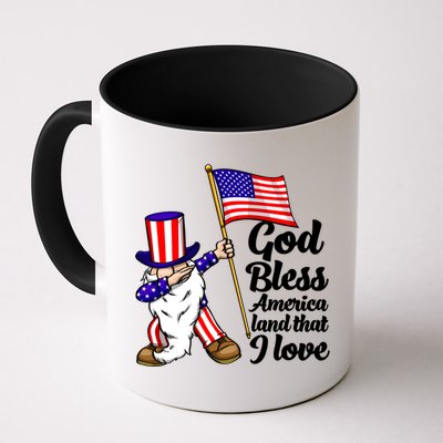 God Bless America Land That I Love Funny America Flag Love Gift Mug
