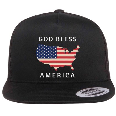God Bless America Flatbill Hat
