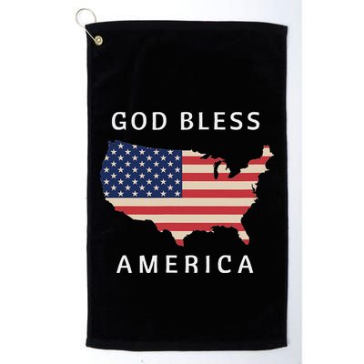 God Bless America Golf Towel