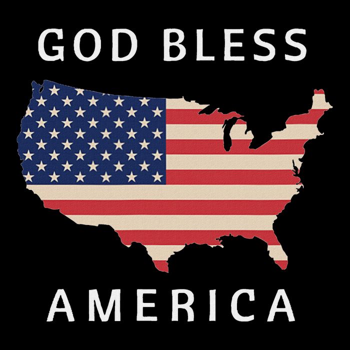God Bless America Visor